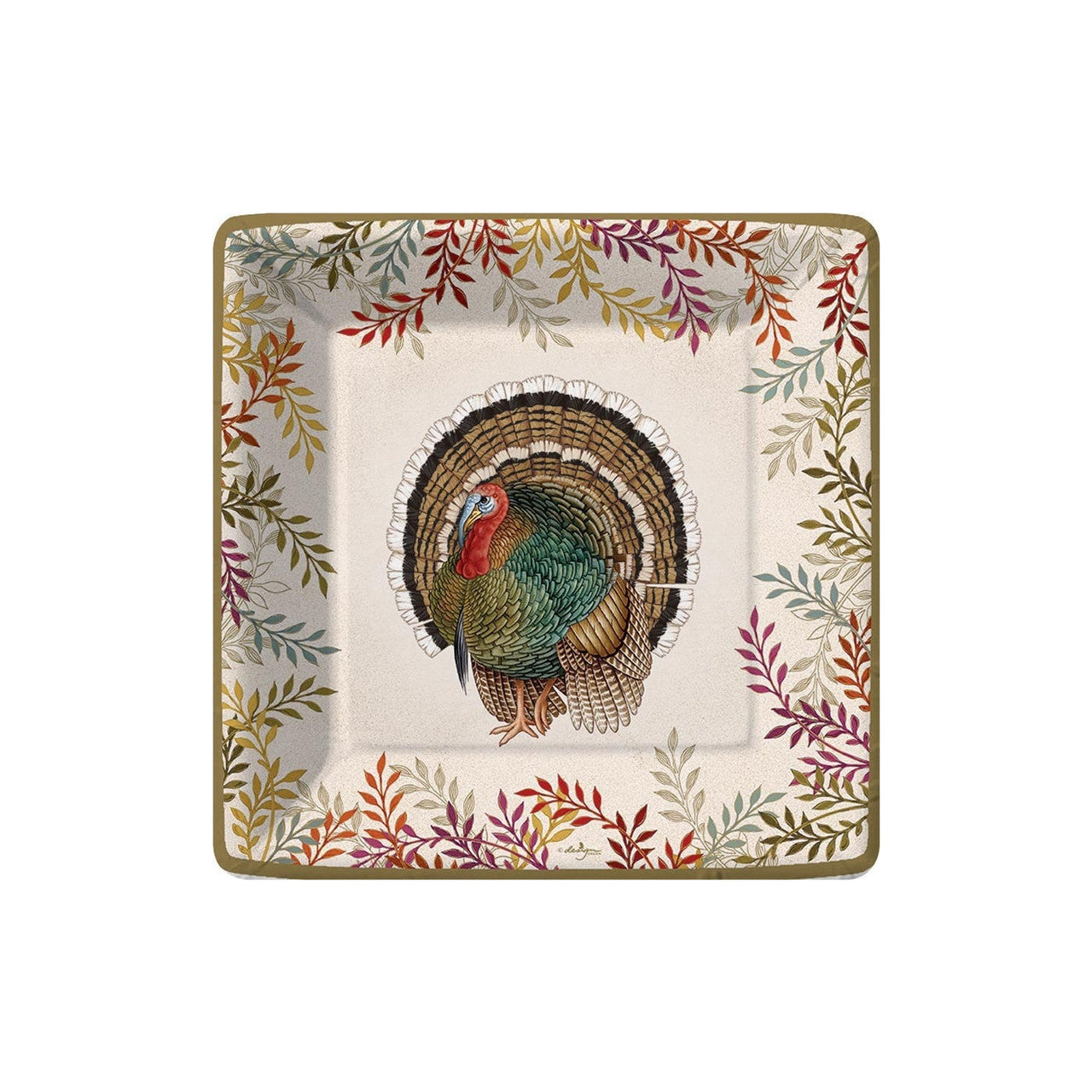 Foliage and Feathers Dinner Plates