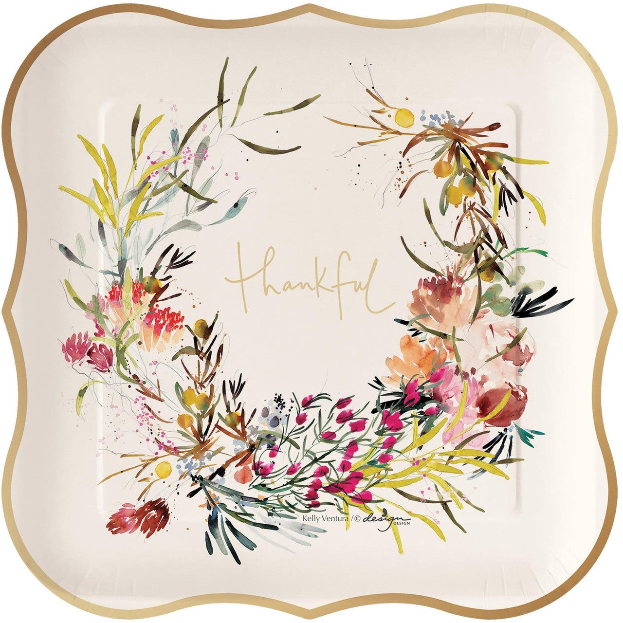 Thankful Splendor Dessert Plate