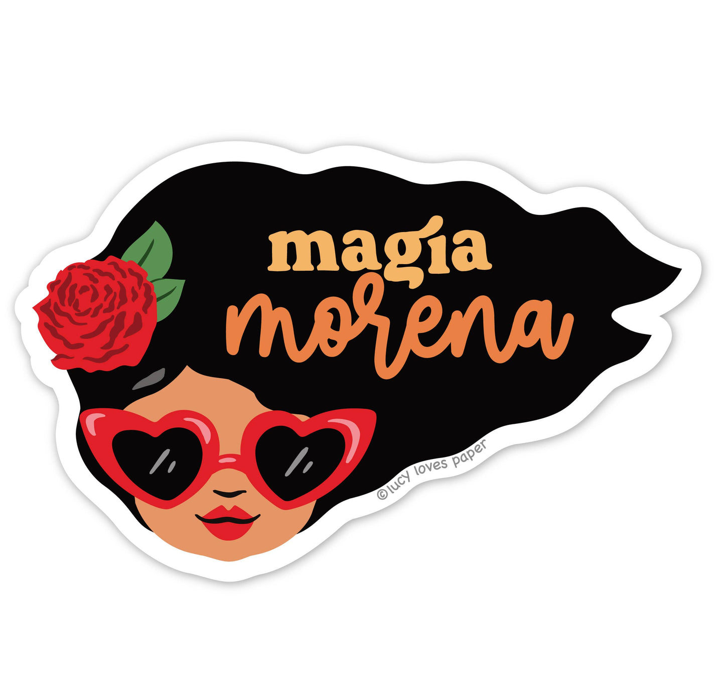 Magia Morena - Sticker in Spanish / Portuguese