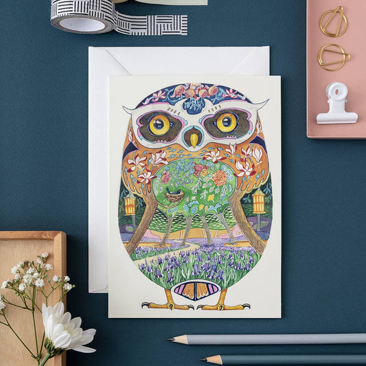 Owl in the forest