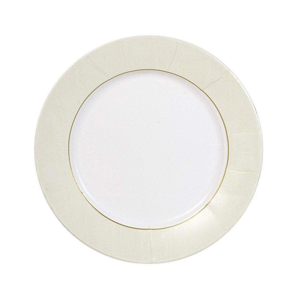 Moire Ivory Salad Plates