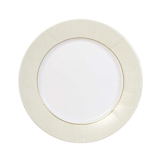 Moire Ivory Salad Plates