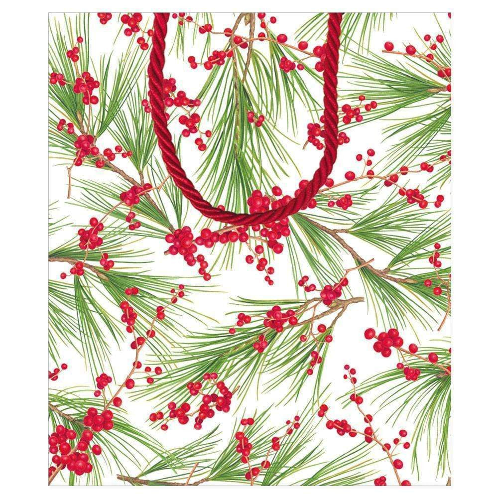 Berries and Pine Large Gift Bag