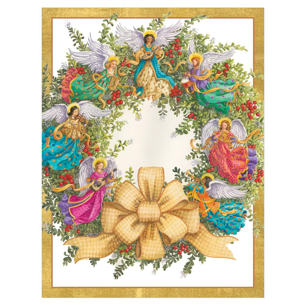 Angel Wreath Boxed Christmas Cards