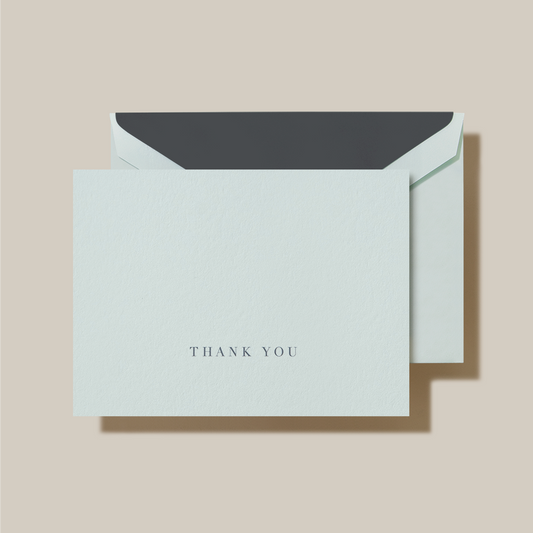 Engraved Beach Glass Thank You Note