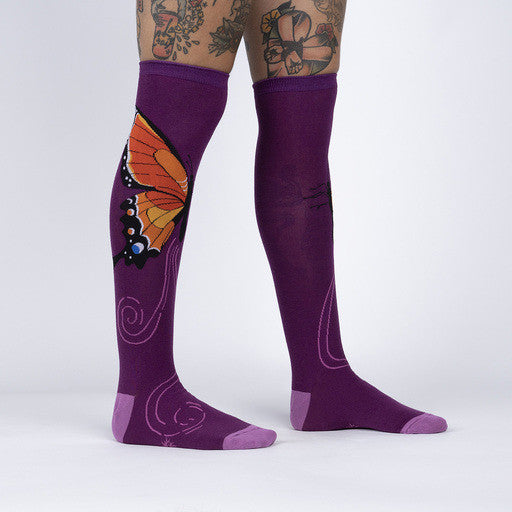 The Monarch Knee High Socks