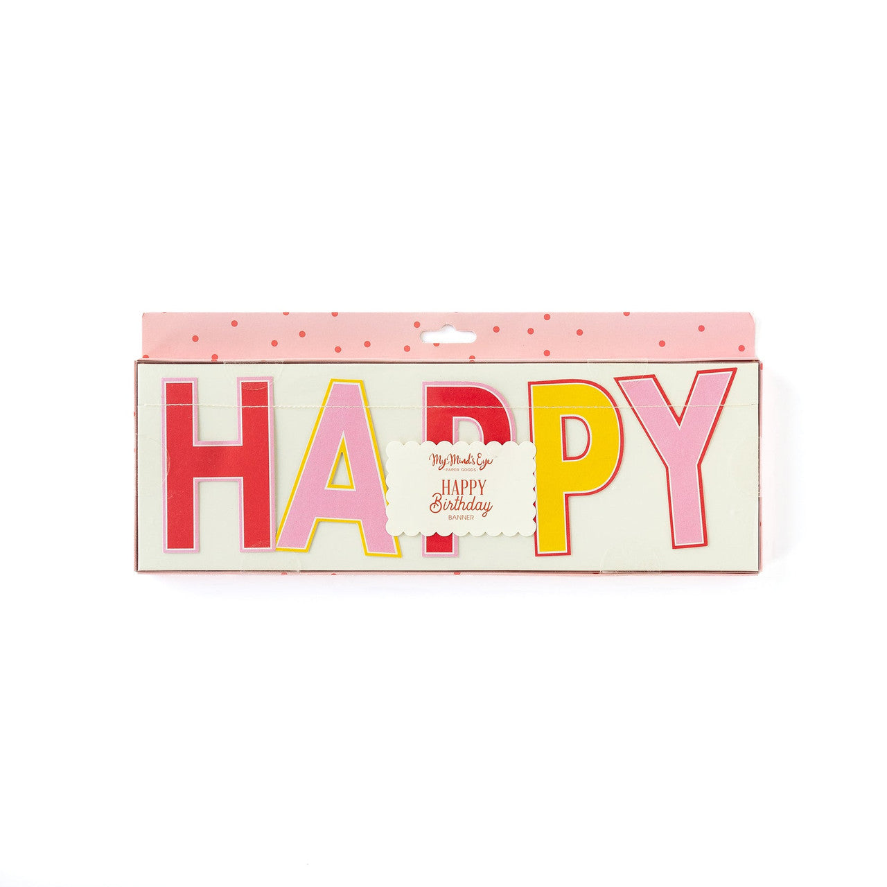 Happy Birthday Banner - Pink