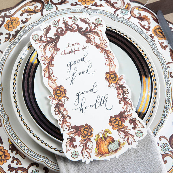 "I Am Thankful For" Table Accents