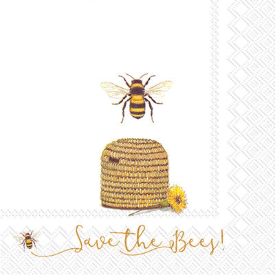 Save the Bees! Luncheon Napkin