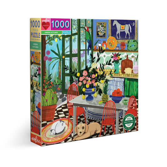 Green Kitchen 1000 Piece Puzzle