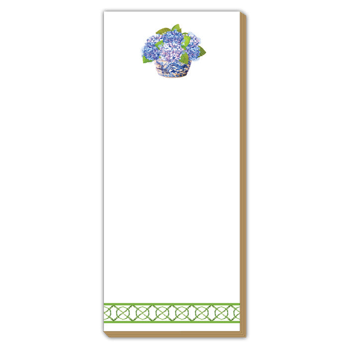 Hydrangea and Basket Luxe Skinny Pad