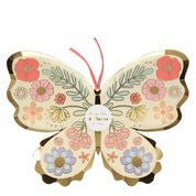 Floral Butterfly Plates