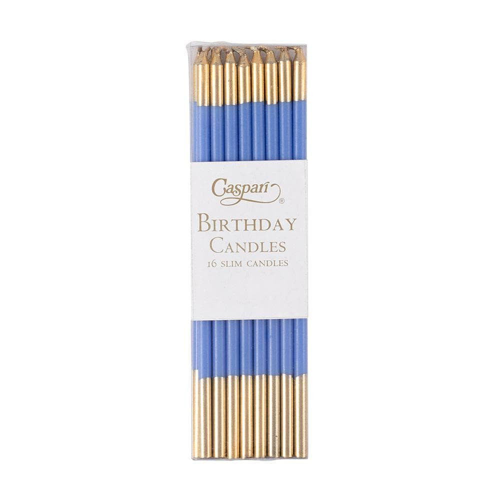 Slim Birthday Candles - French Blue