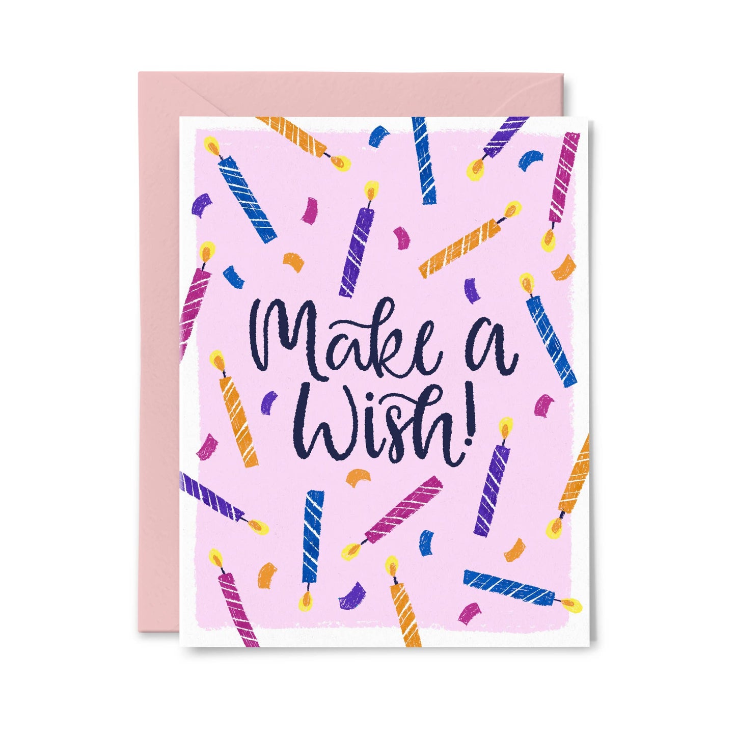 Make A Wish Birthday Candles Greeting Card