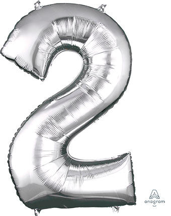 Large Shaped Mylar Number (34")