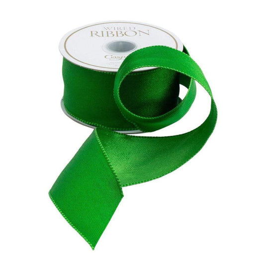 Green Wired Ribbon